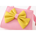 children one piece girls handbag girl mint yellow dark pink /pink bags with big bow day use sweet lovely handbags